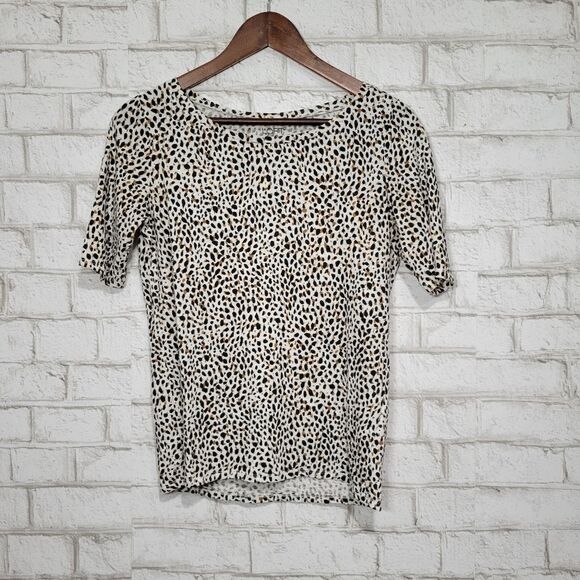 LOFT Tops - LOFT cute printed cotton tee